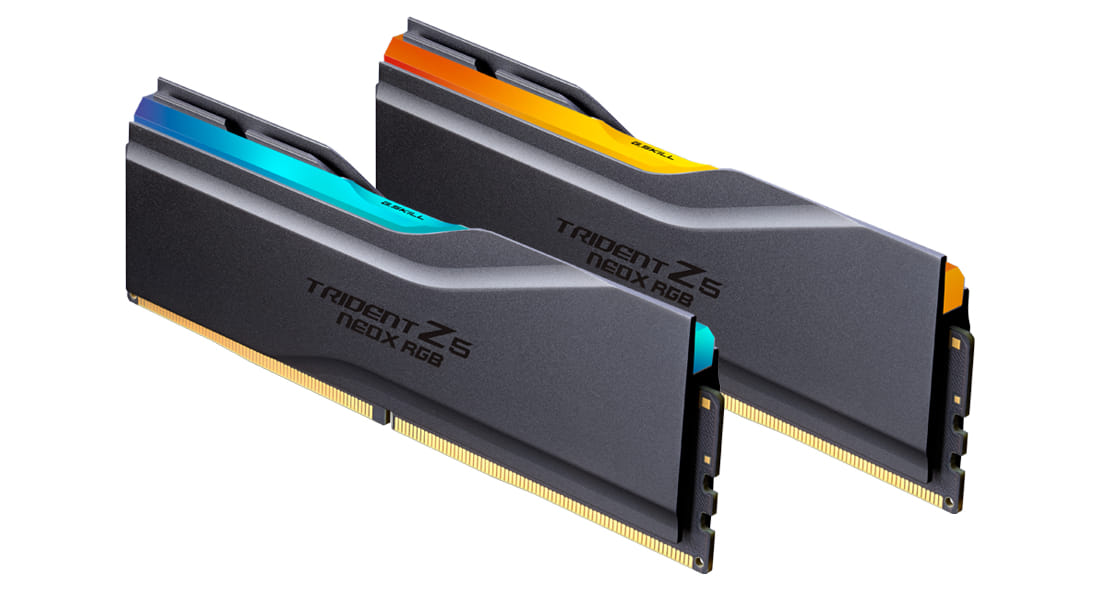 G.Skill Trident Z5 NeoX RGB F5-6000A2636H16GX2-TZ5NXRK 32GB (2x16GB) DDR5-6000 CL26 Memory - Black