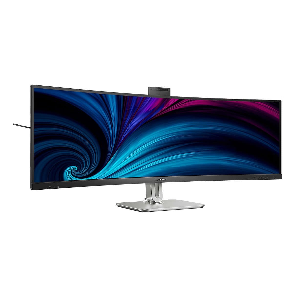 (Ex-Demo) Philips 48.8" 5K DQHD Superwide VA USB-C Curved Business Monitor With Webcam
