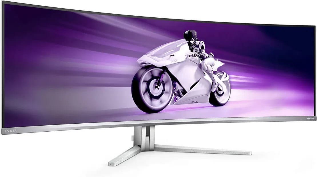 (Ex-Demo) Philips Evnia 48.9" QD OLED 240Hz 0.03ms HDR Curved Gaming Monitor