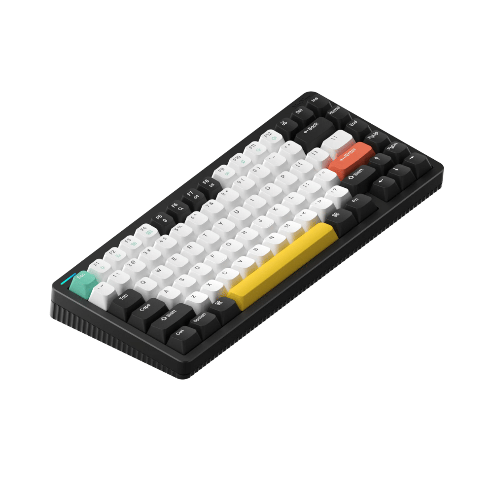 Nuphy Halo75 Black 75% Hot-Swappable RGB Backlight Wireless Mechanical Keyboard Gateron G Pro 2.0 Brown Switch