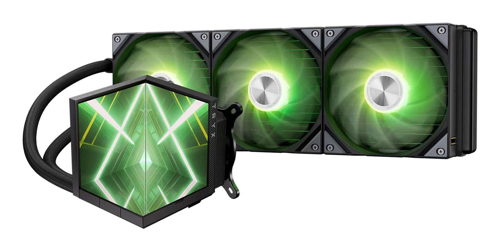 TRYX STAGE 360mm ARGB All-In-One Liquid Cooler - Black