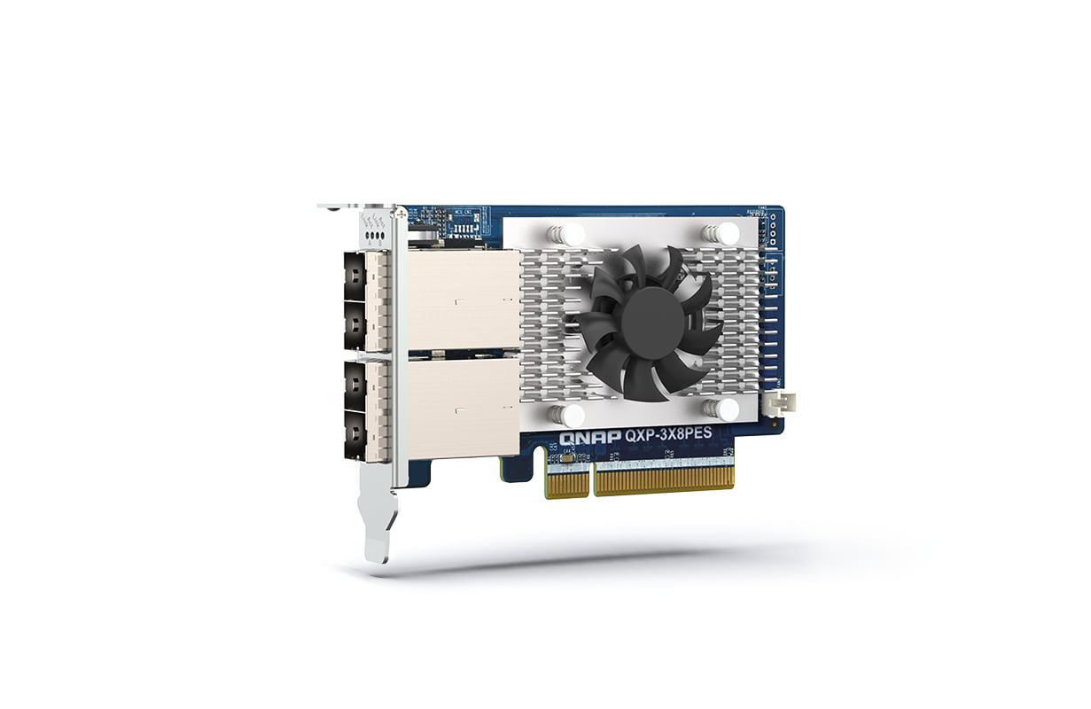 QNAP 4-Port PCIe Gn3 x8 Low-Profile Expansion Card