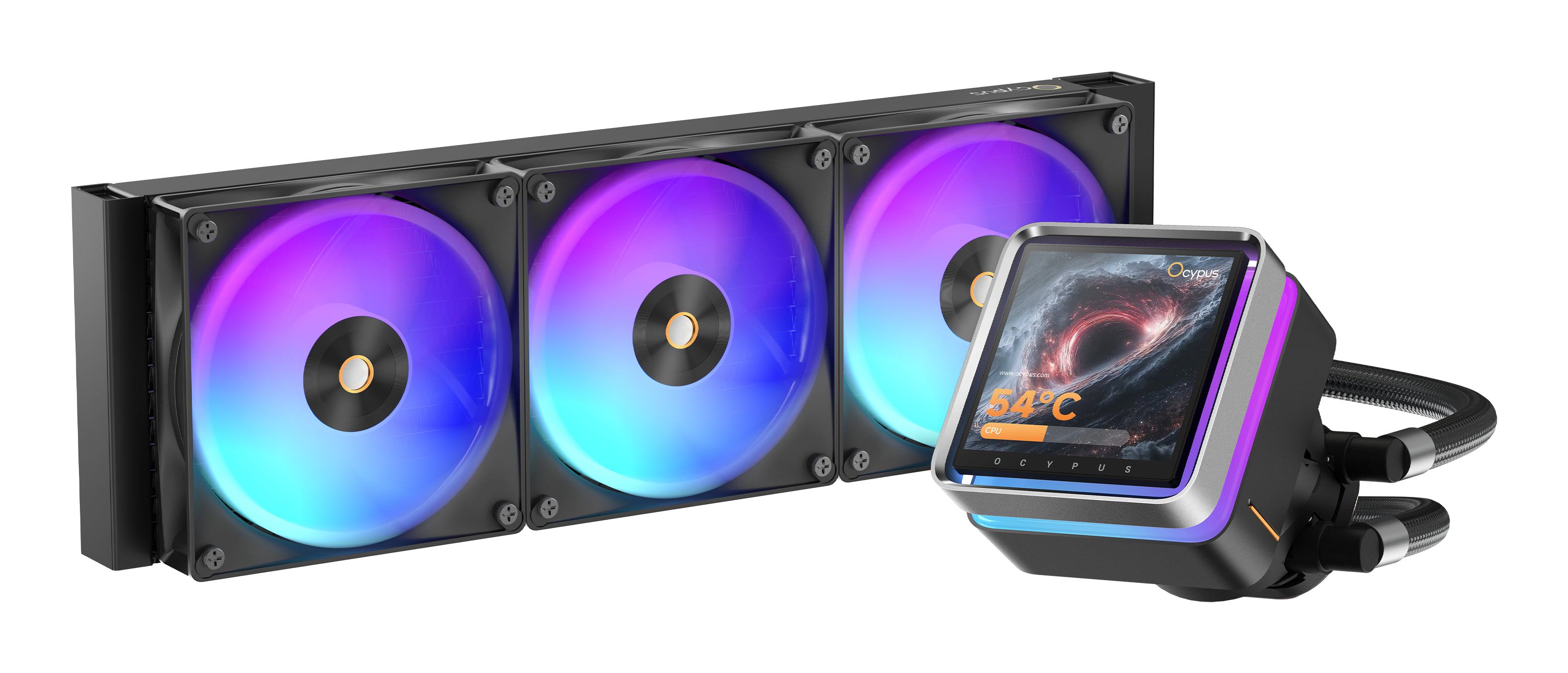 Ocypus Sigma L36 EX ARGB All-In-One CPU Cooler - Black