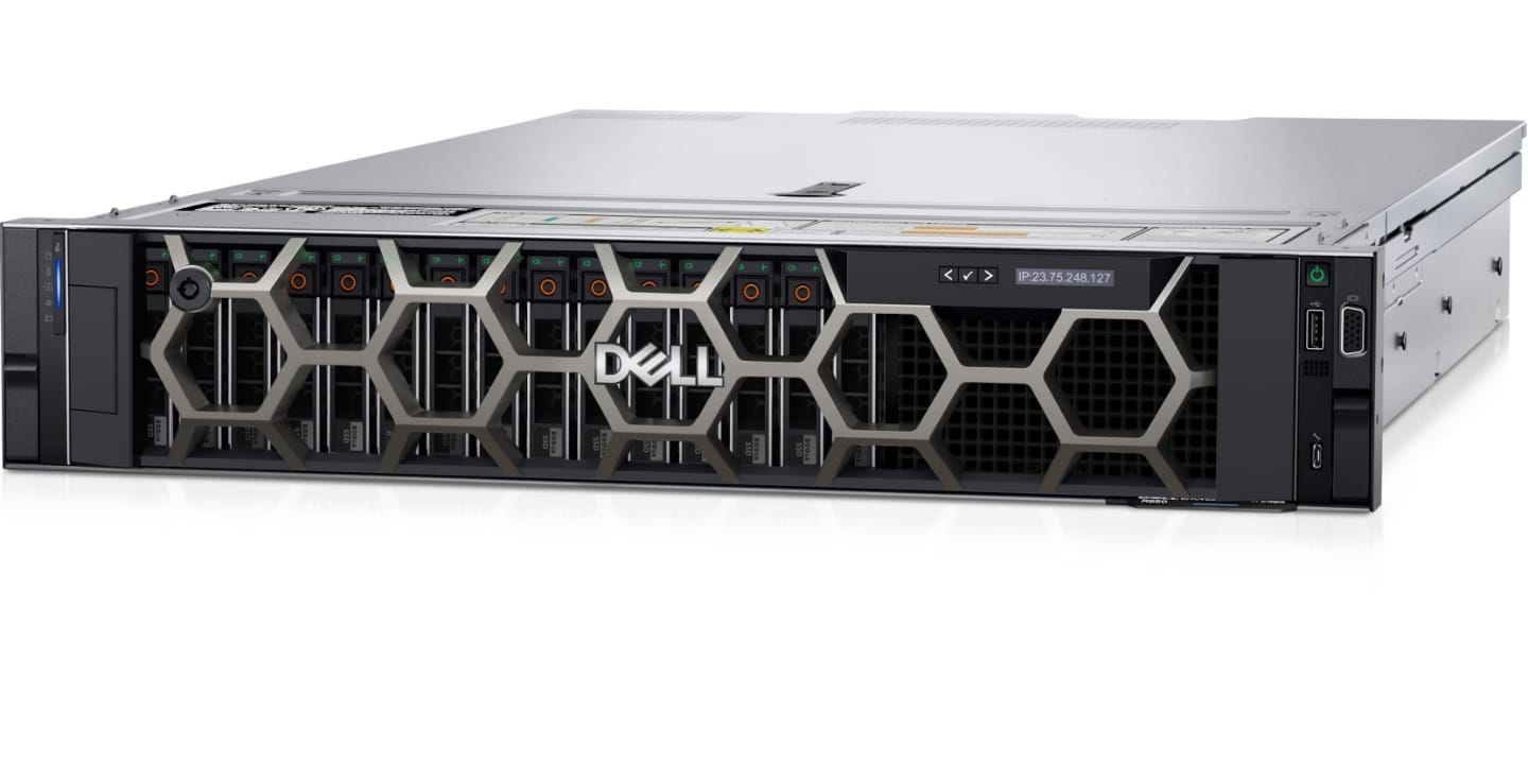 Dell PowerEdge R550 Server 2U Xeon Silver 4310 16GB RAM, 12TB SAS Hard Drive