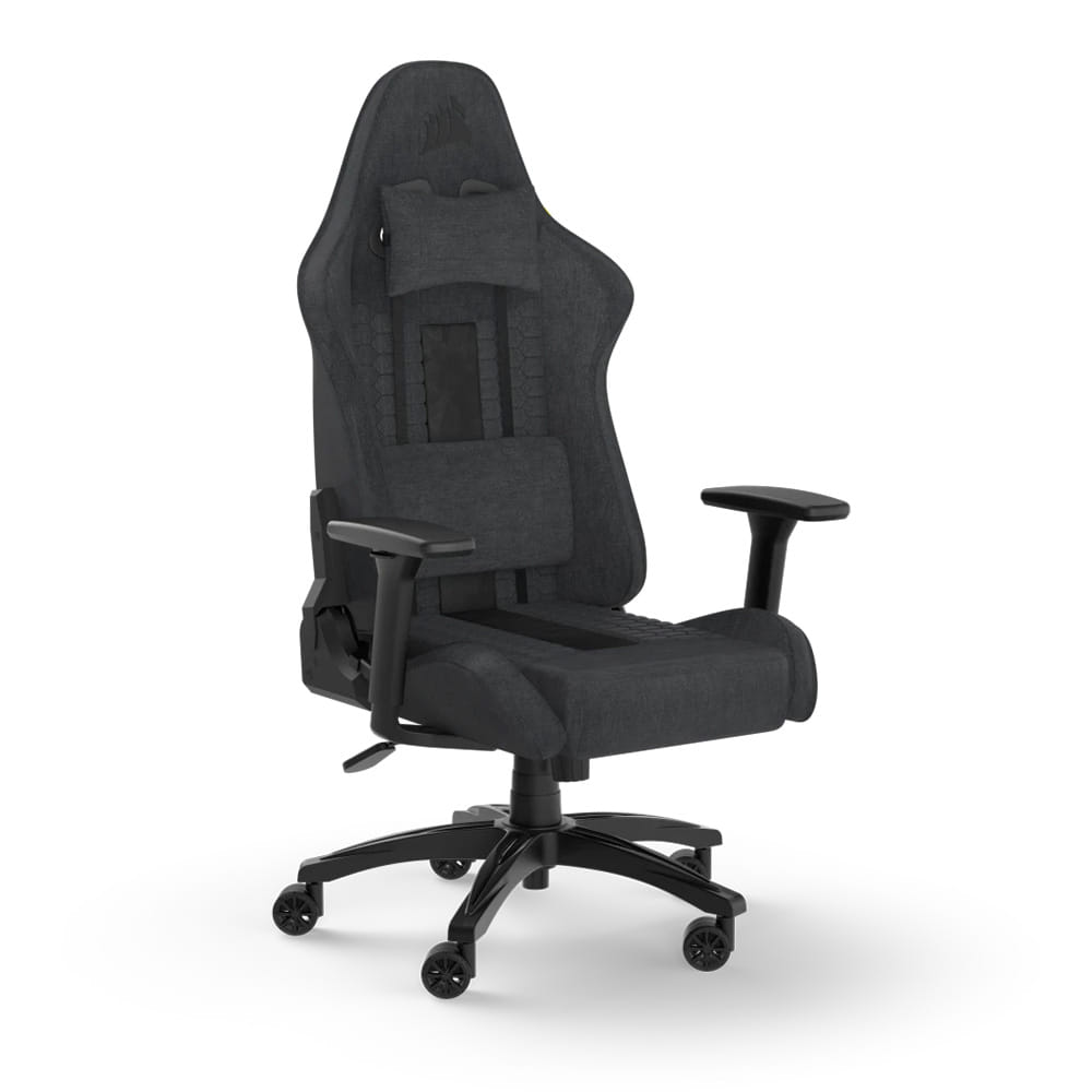Corsair TC100 RELAXED Fabric Gaming Chair - Fabric Black/Grey