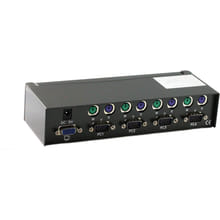 4 Port PS/2 KVM Switch