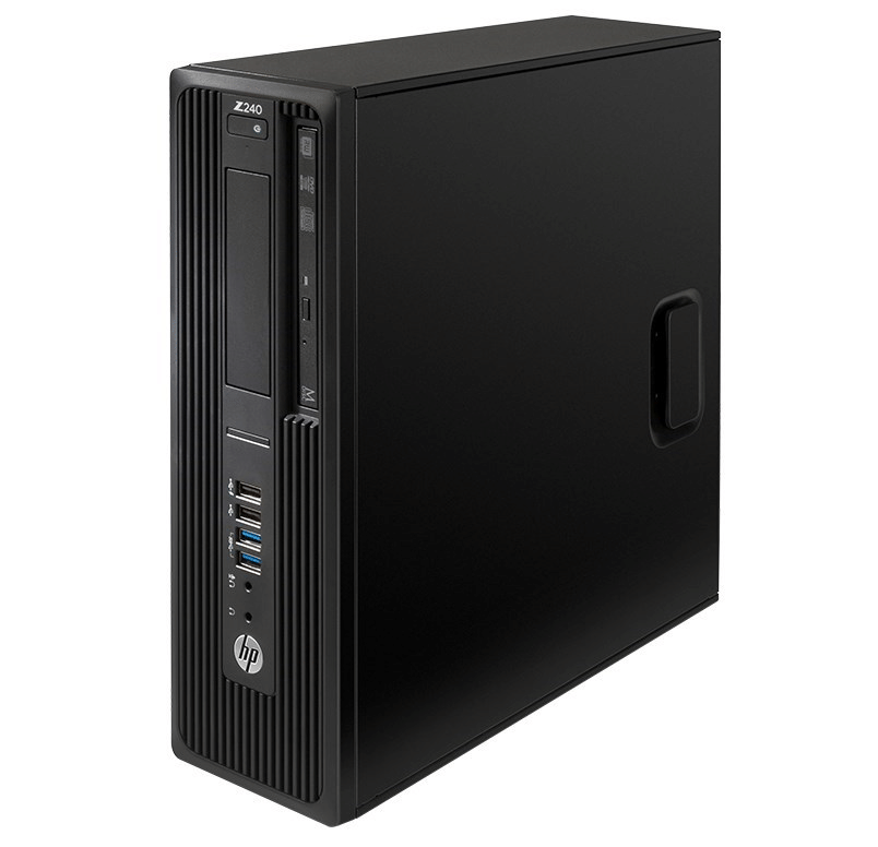 HP Z240 SFF Workstation, E3-1225V5 16GB RAM 256GB SSD 1TB HDD QUADRO P620 Windows 10 Pro
