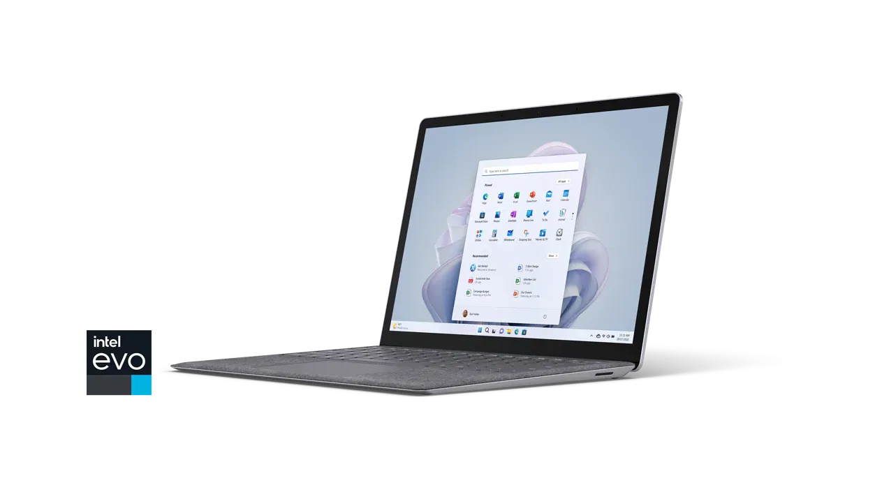 Microsoft Surface Laptop 5 13.5" i7, 16GB RAM, 256GB SSD, Windows 11 Pro - Platinum