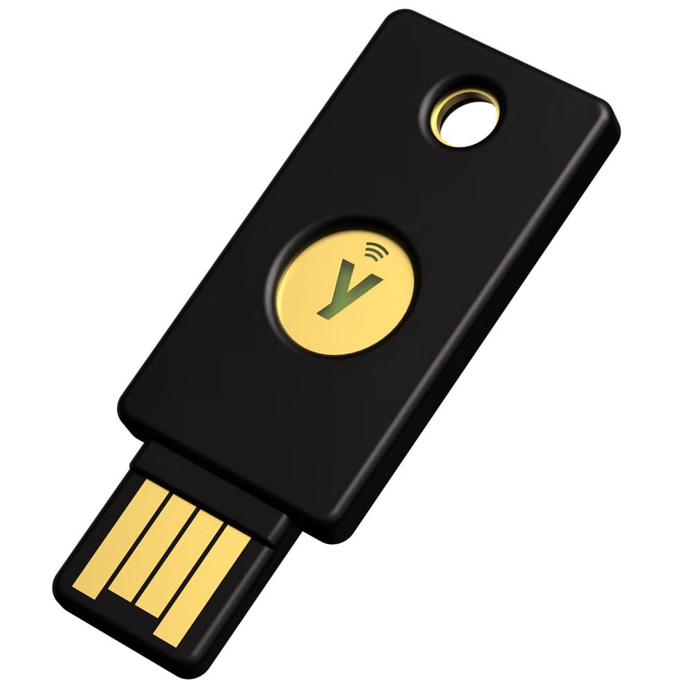 (Ex-Demo) Yubico Yubikey 2FA NFC USB-A Security Key - Black