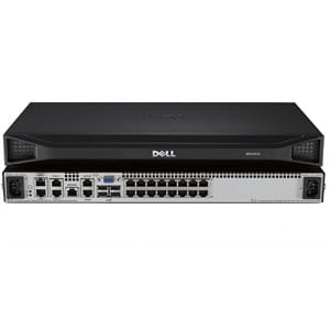 Dell DMPU2016-G01 KVM switch Rack mounting Black, Silver
