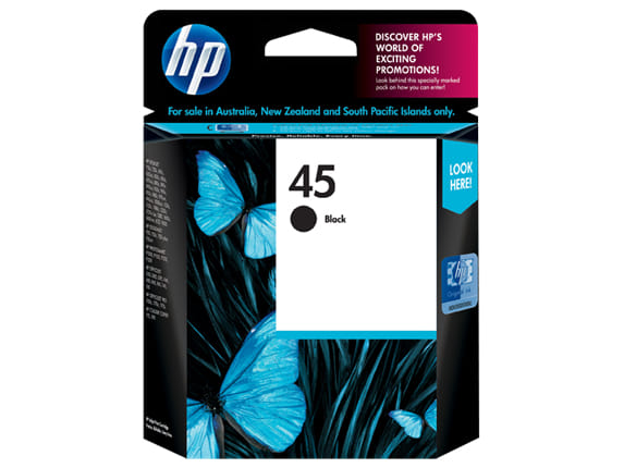 HP 45 Original Black  Ink