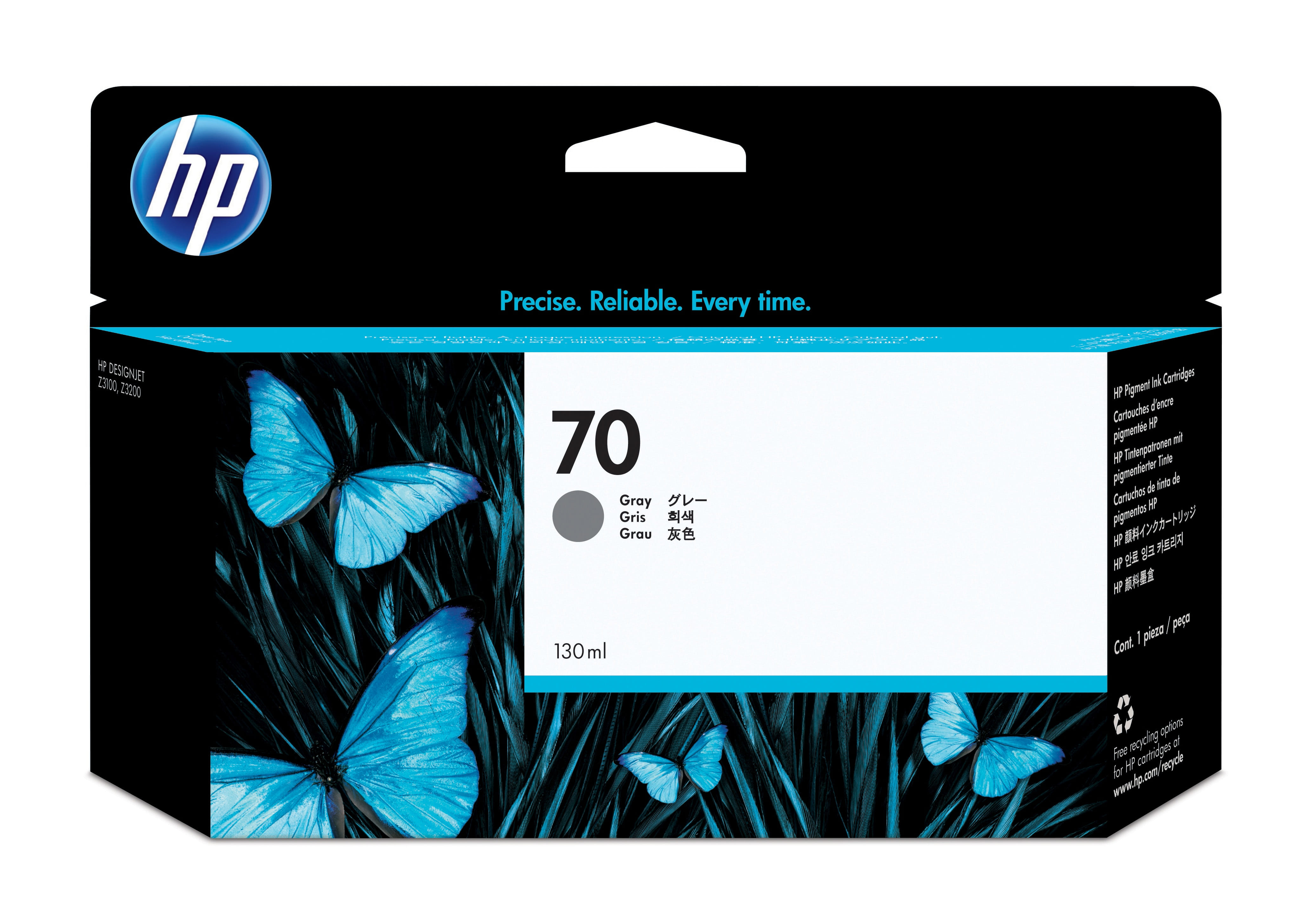 HP 70 130ml Grey Ink Cartridge