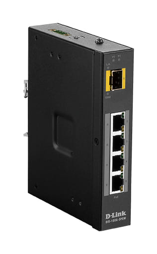 D-Link 5P Gigabit Industrial PoE Switch
