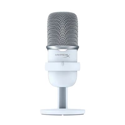 HP HyperX SoloCast Gaming Microphone - White