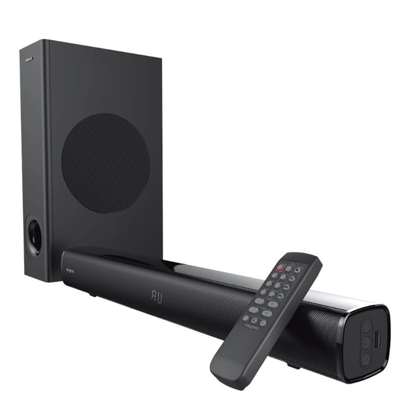 Creative Sound Stage 2.1 High Performance Under Monitor Soundbar With Subwoofer