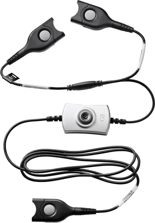 Sennheiser Cable 2xEasyDisconnect to 1xEasyDisconnect With Inline Mute Switch