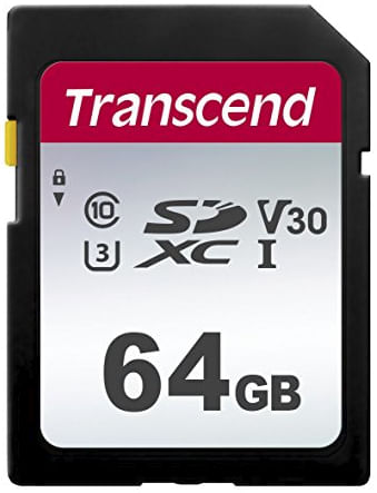 Transcend 64 GB Class 10/UHS-I U3 SDXC Memory Card