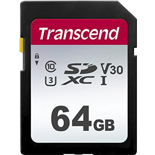 Transcend 64 GB Class 10/UHS-I U3 SDXC Memory Card
