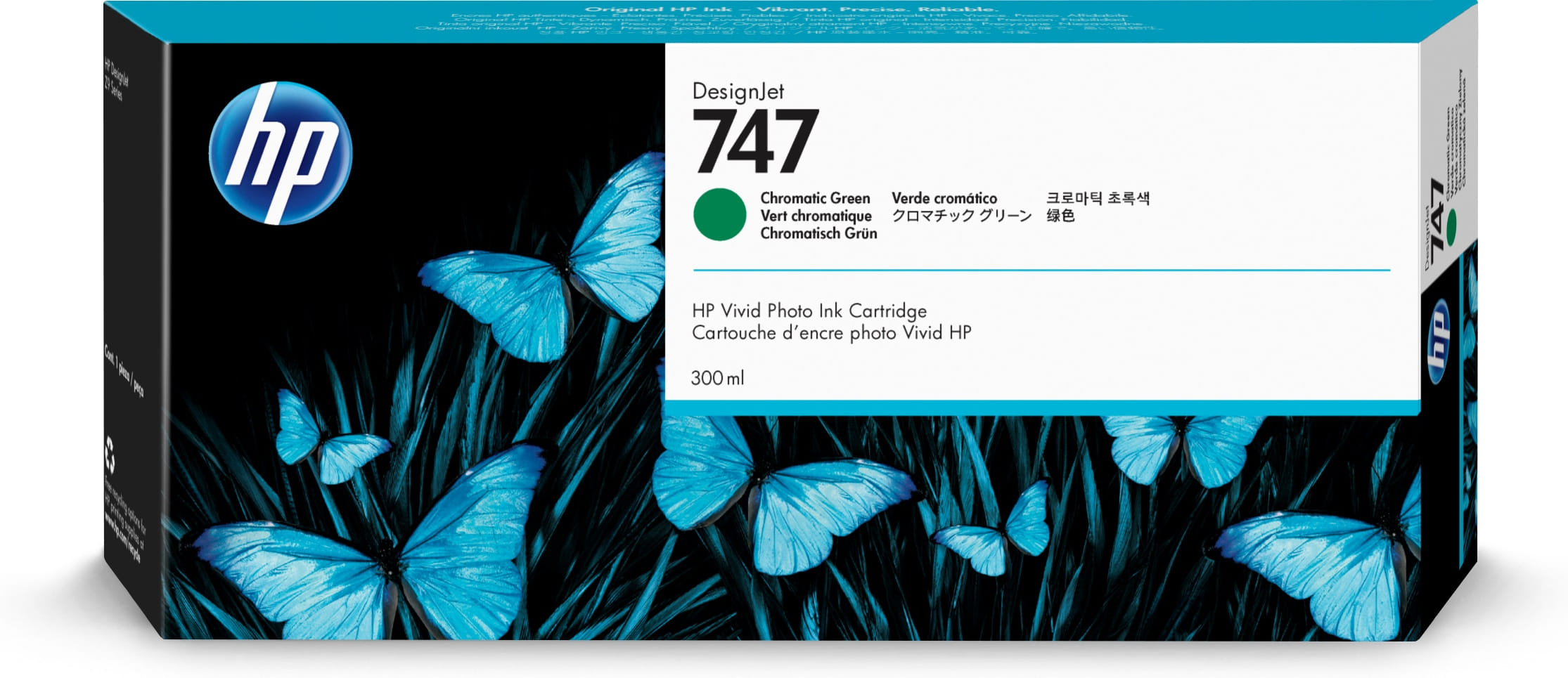 HP 747 300-ml Chromatic Green
