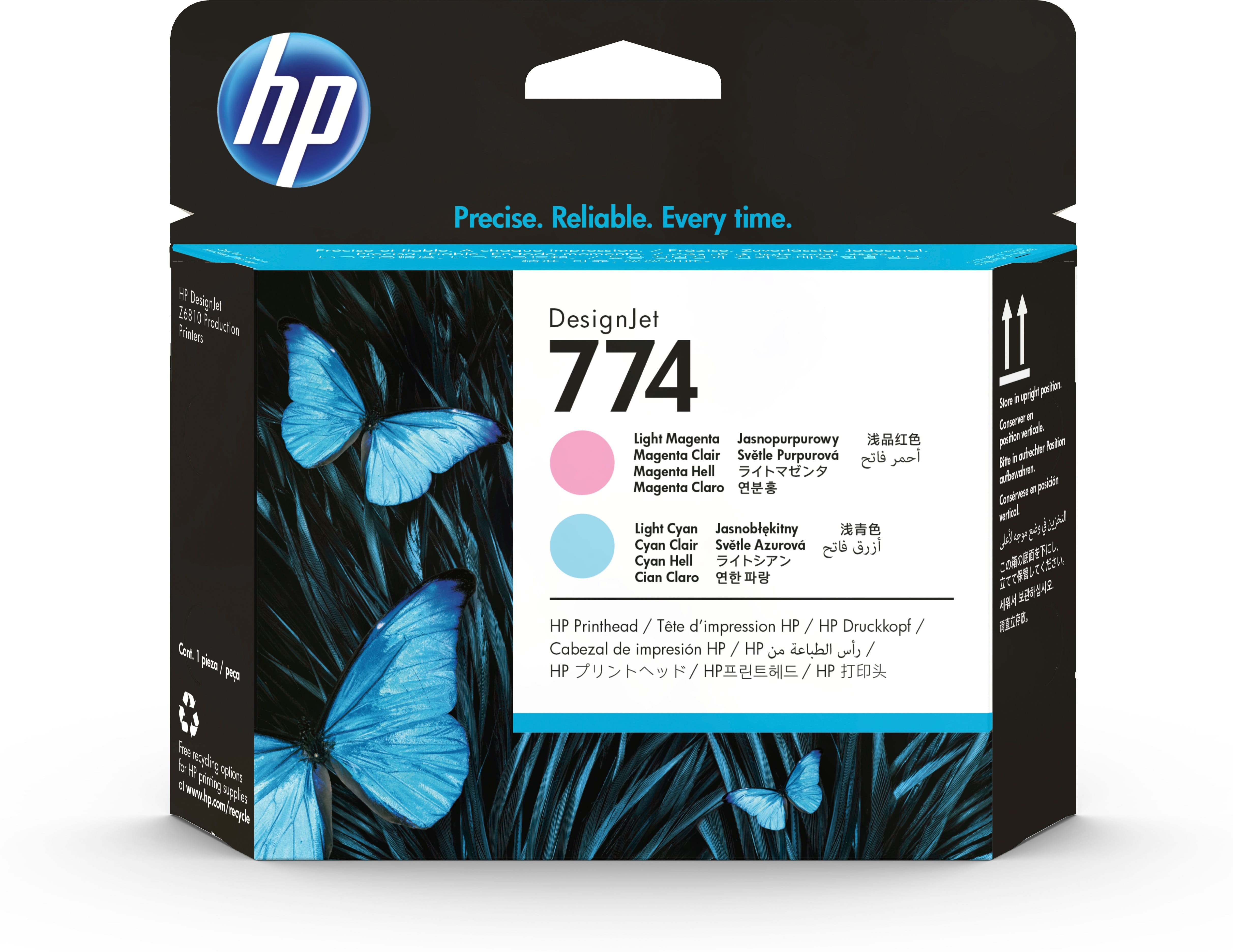 HP 774 Light Magenta/Light Cyan Printhead