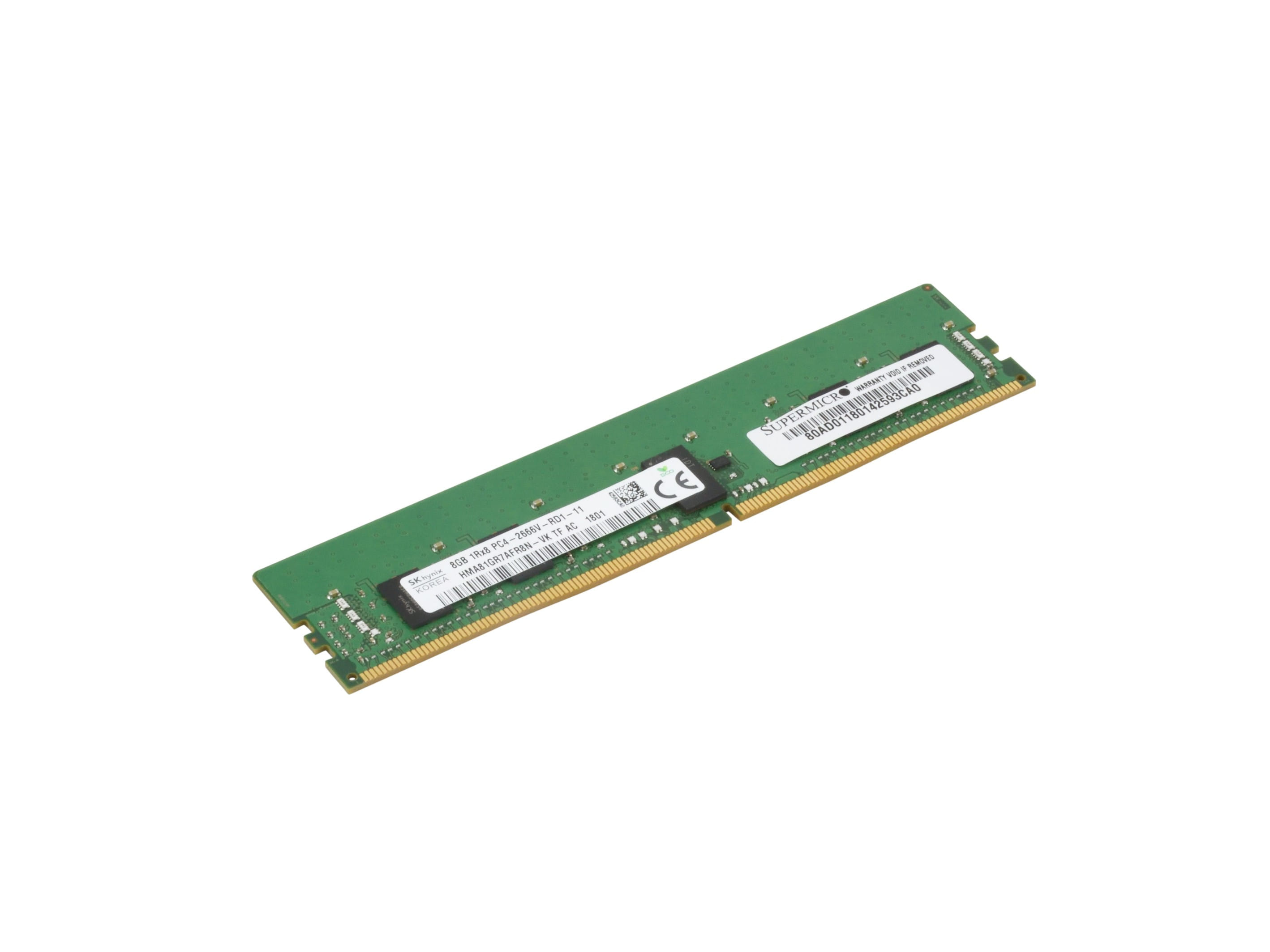 SuperMicro Memory Module 8GB 1xDDR4 2666 MHz ECC