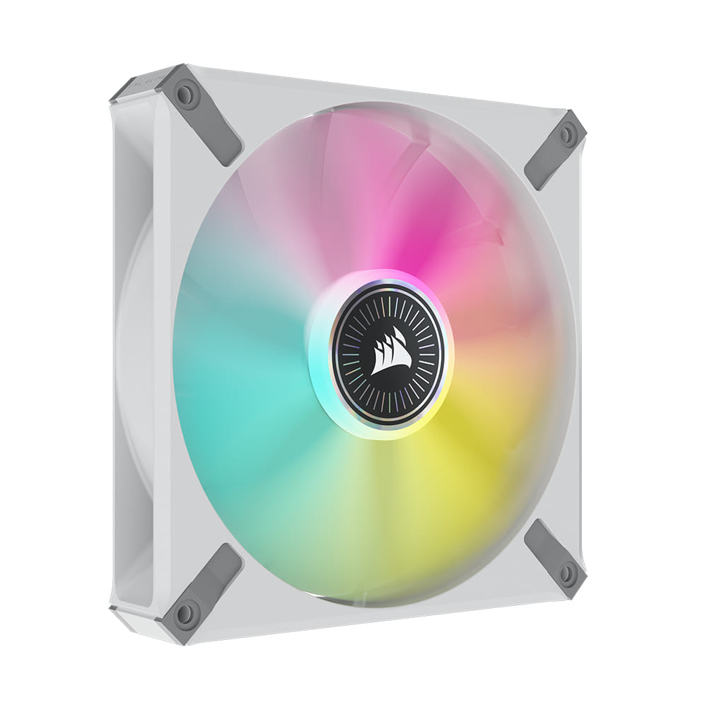 Corsair iCUE ML140 RGB ELITE 140mm PWM Magnetic Levitation Single Pack Fan - White