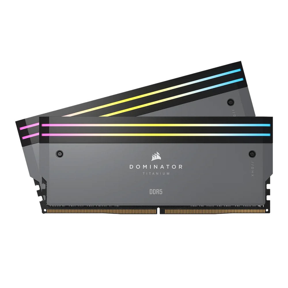Corsair Dominator Titanium 96GB (2x48GB) DDR5 6000 Memory - Grey