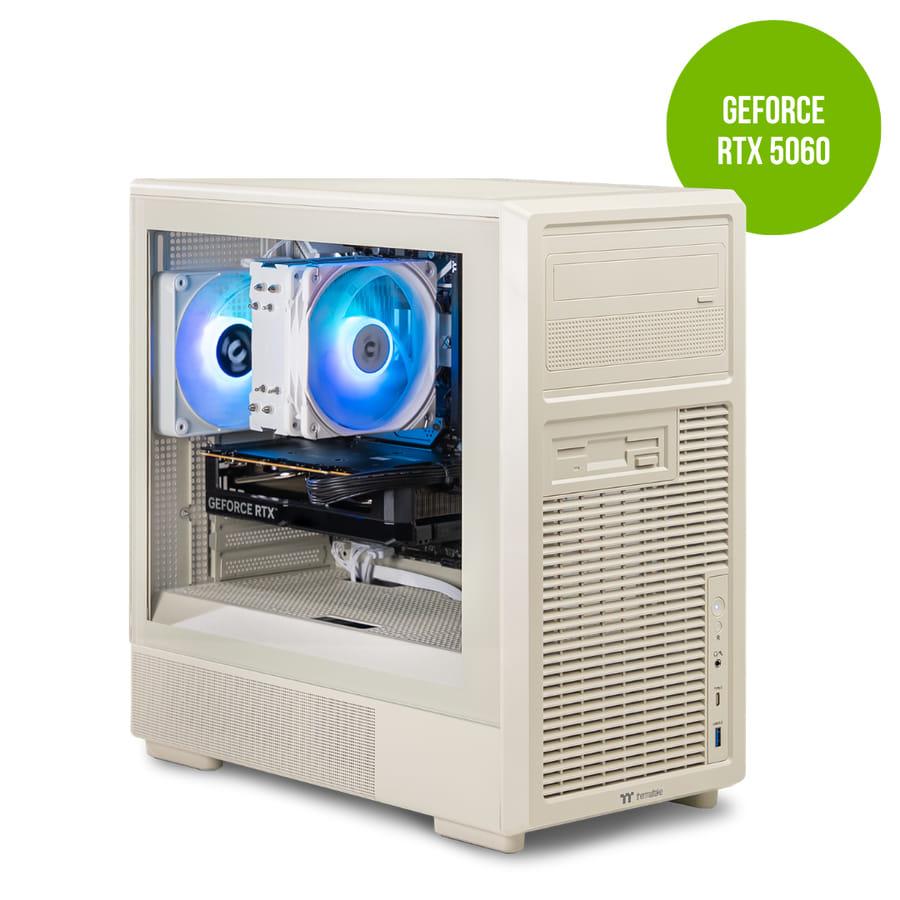Thermaltake System Retro AIR i5-14400F, 16GB RAM, 1TB SSD, RTX 5060, Windows 11 Home