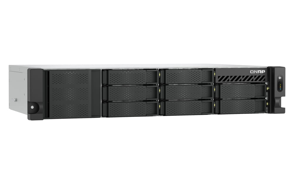 QNAP 8-Bay Atom C5125 Octa-Core 8GB SODIMM 2U Rackmount NAS