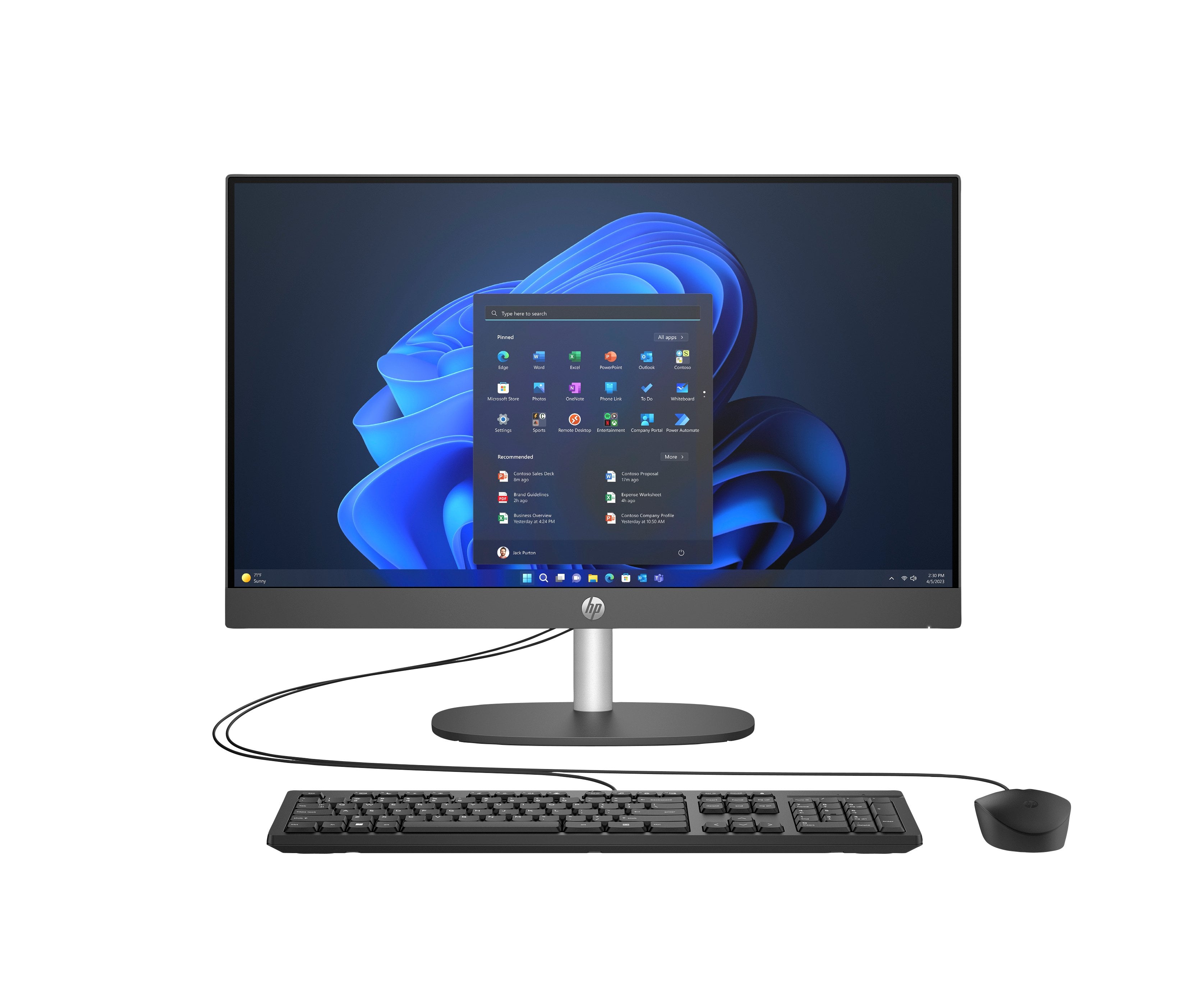 HP PRO ONE 240 G10 i7-1355U, 16GB RAM, 512GB SSD, Windows 11 Pro