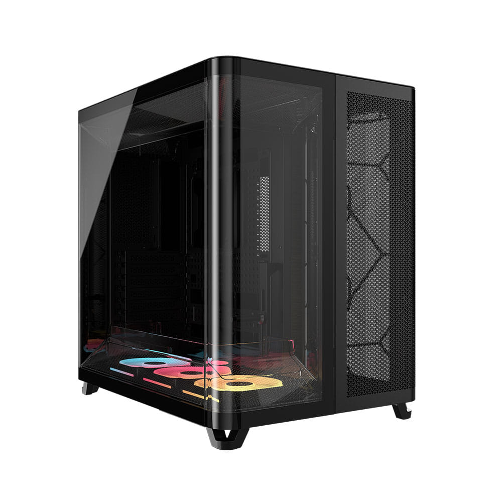 AIR 5400 LX-R LINK Tempered Glass Mid-Tower ATX PC Case - Black
