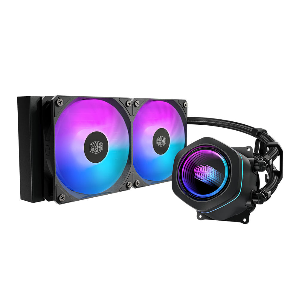 Cooler Master MasterLiquid Core Nex 240 ARGB All-In-One CPU Cooler - Black