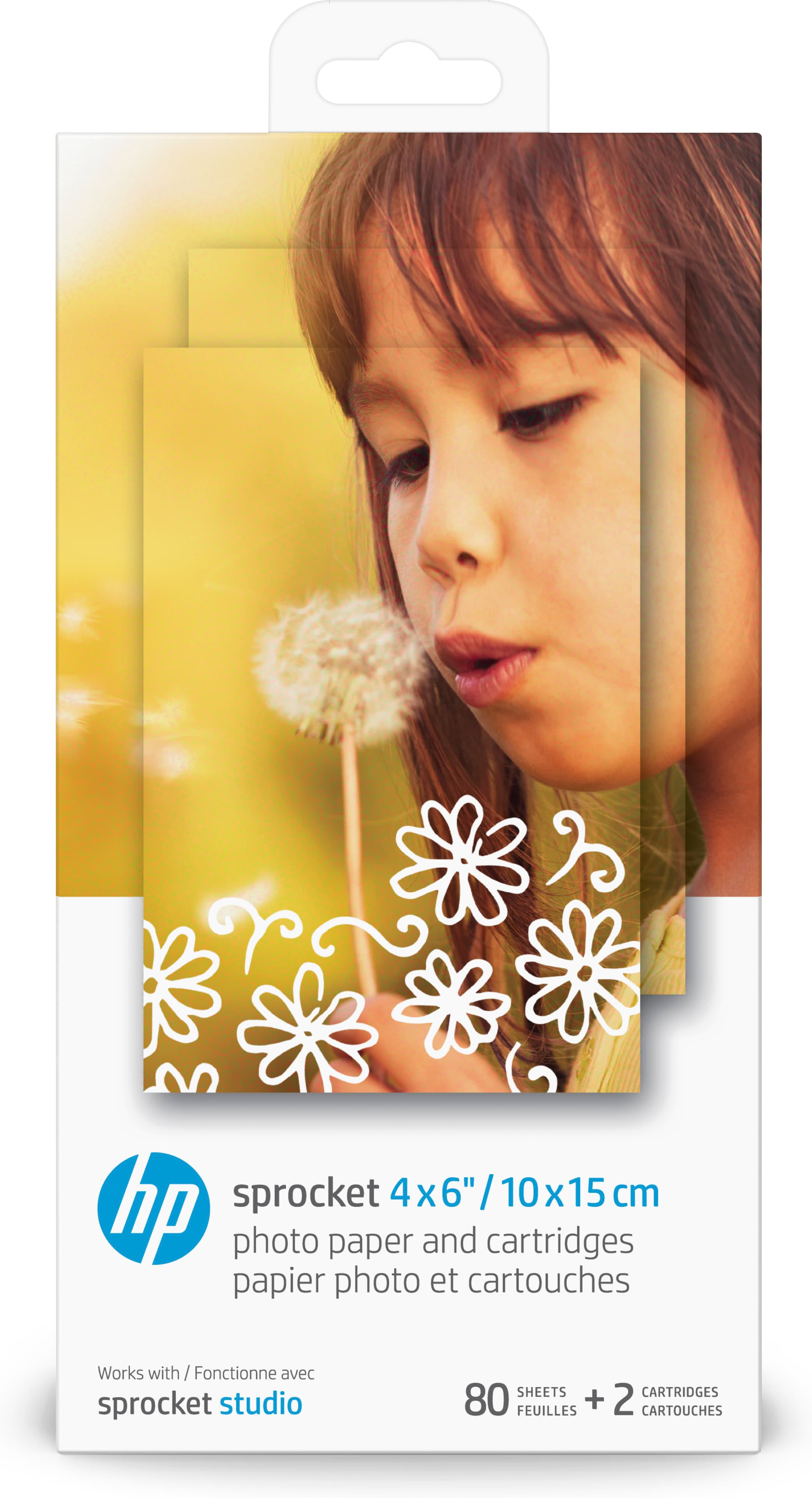 HP Sprocket 4x6"Photo Paper and Cartridges