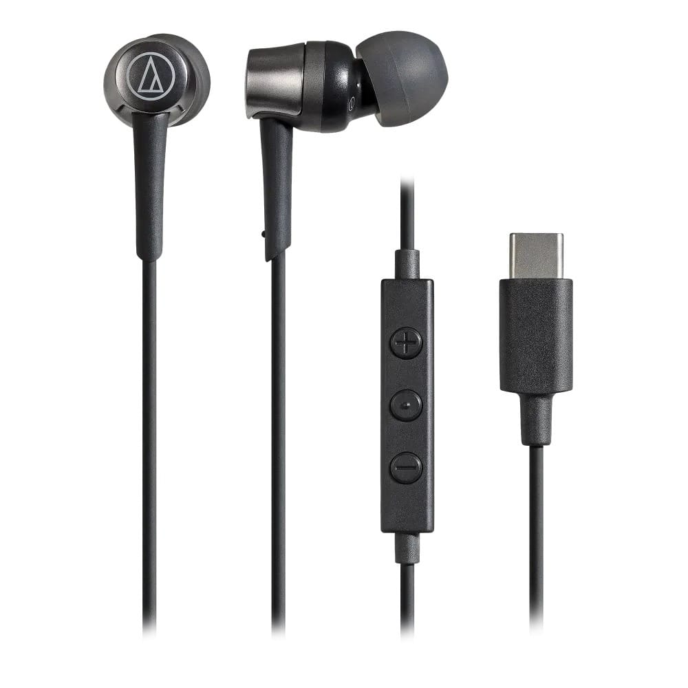 Audio-Technica In-Ear USB-C Headphones - Black