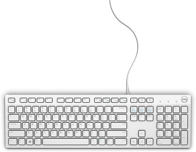 Dell KB216 Multimedia Keyboard White