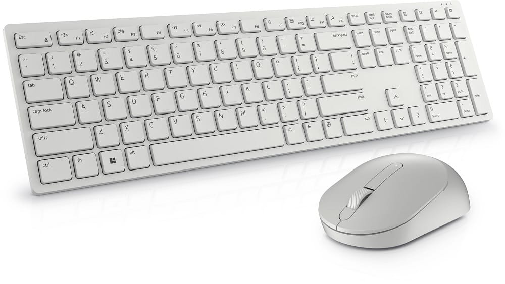 (Ex-Demo) Dell Pro Wireless Keyboard and Mouse White