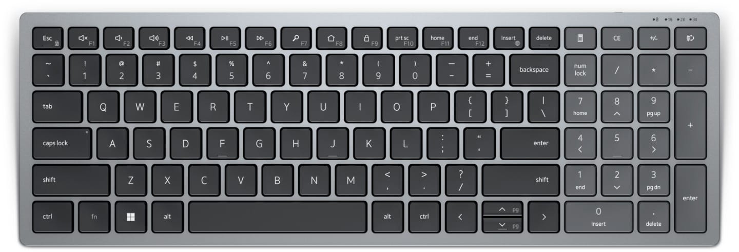 Dell KB740 Compact Multi-Device Wireless Keyboard
