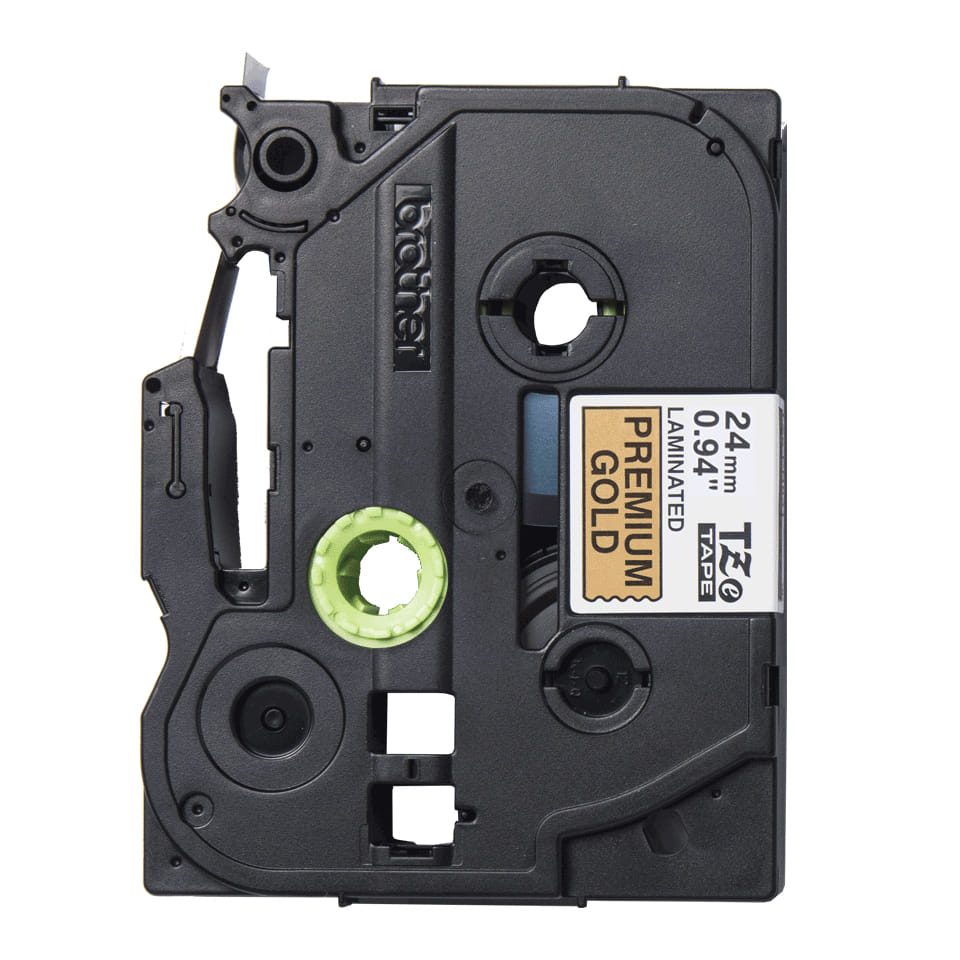 Brother TZe-PR851 Label-Making Tape Black on gold