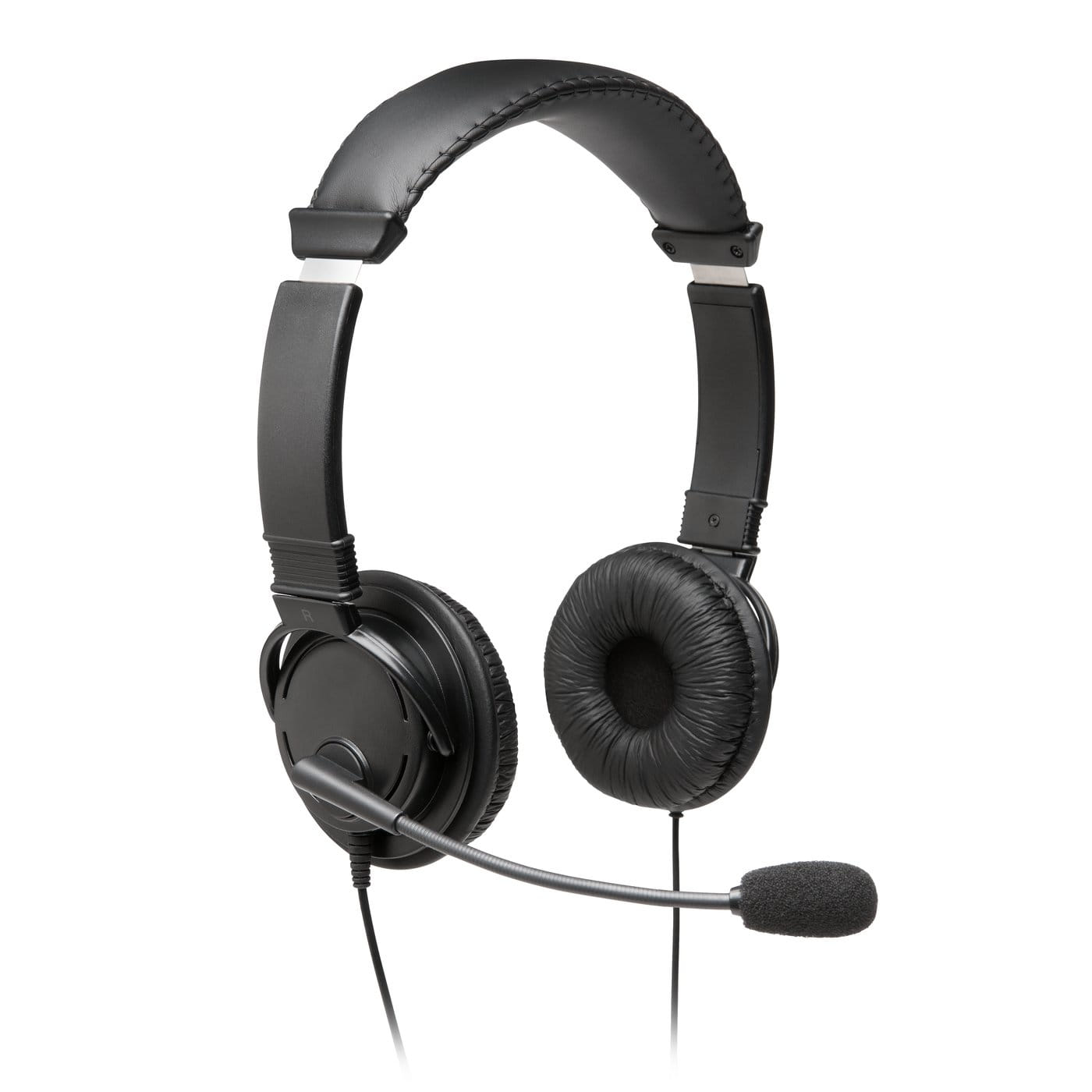 Kensington KWW Headphones/Headset Head-band 3.5mm Connector With Microphone - Black