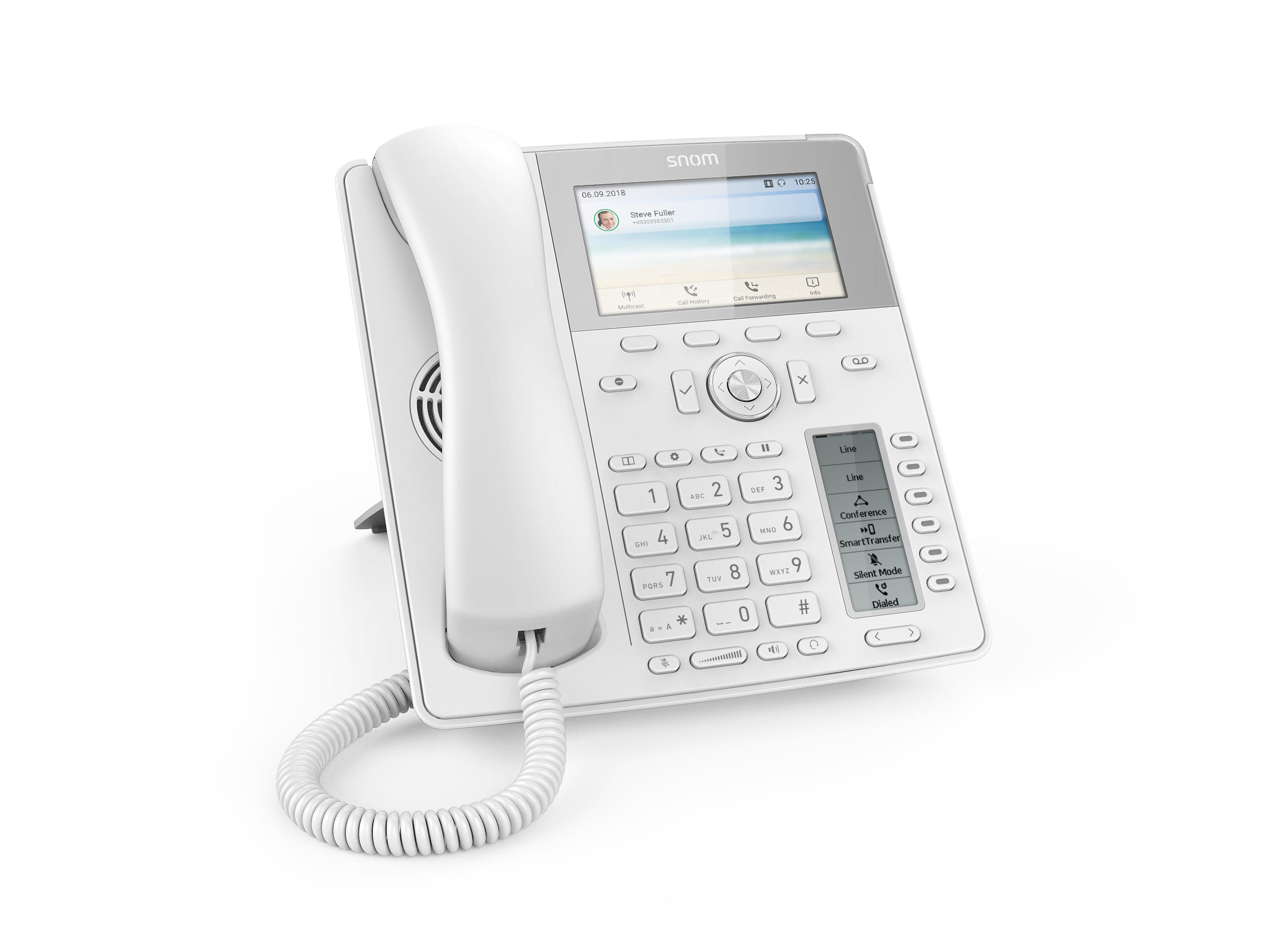 SNOM D785 IP Phone White 4.3" Colour Display