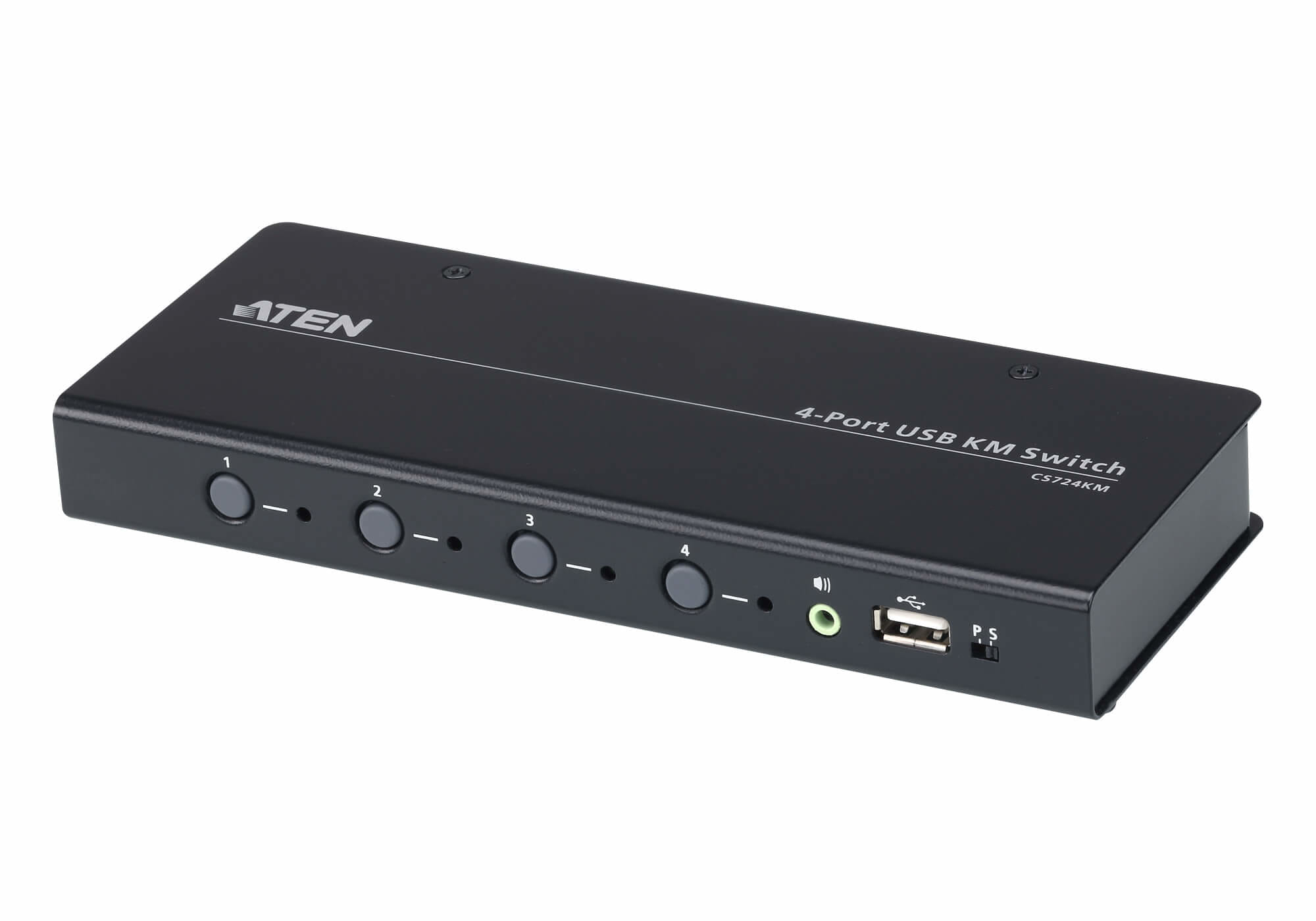 Aten CS724KM-AT KVM Switch Black