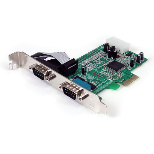 Startech 2-Port PCI Express RS232 Serial Adapter Card with 16550 UART