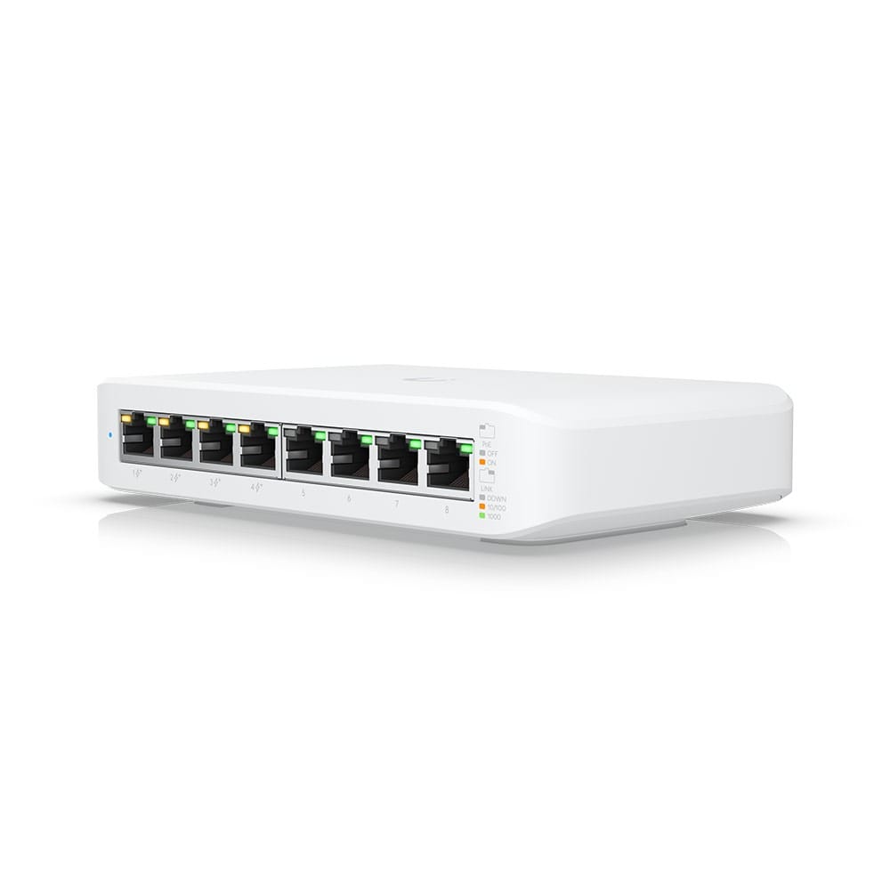 Ubiquiti UniFi Switch Lite 8 PoE Managed L2 Gigabit Ethernet (10/100/1000) Power over Ethernet (PoE) White