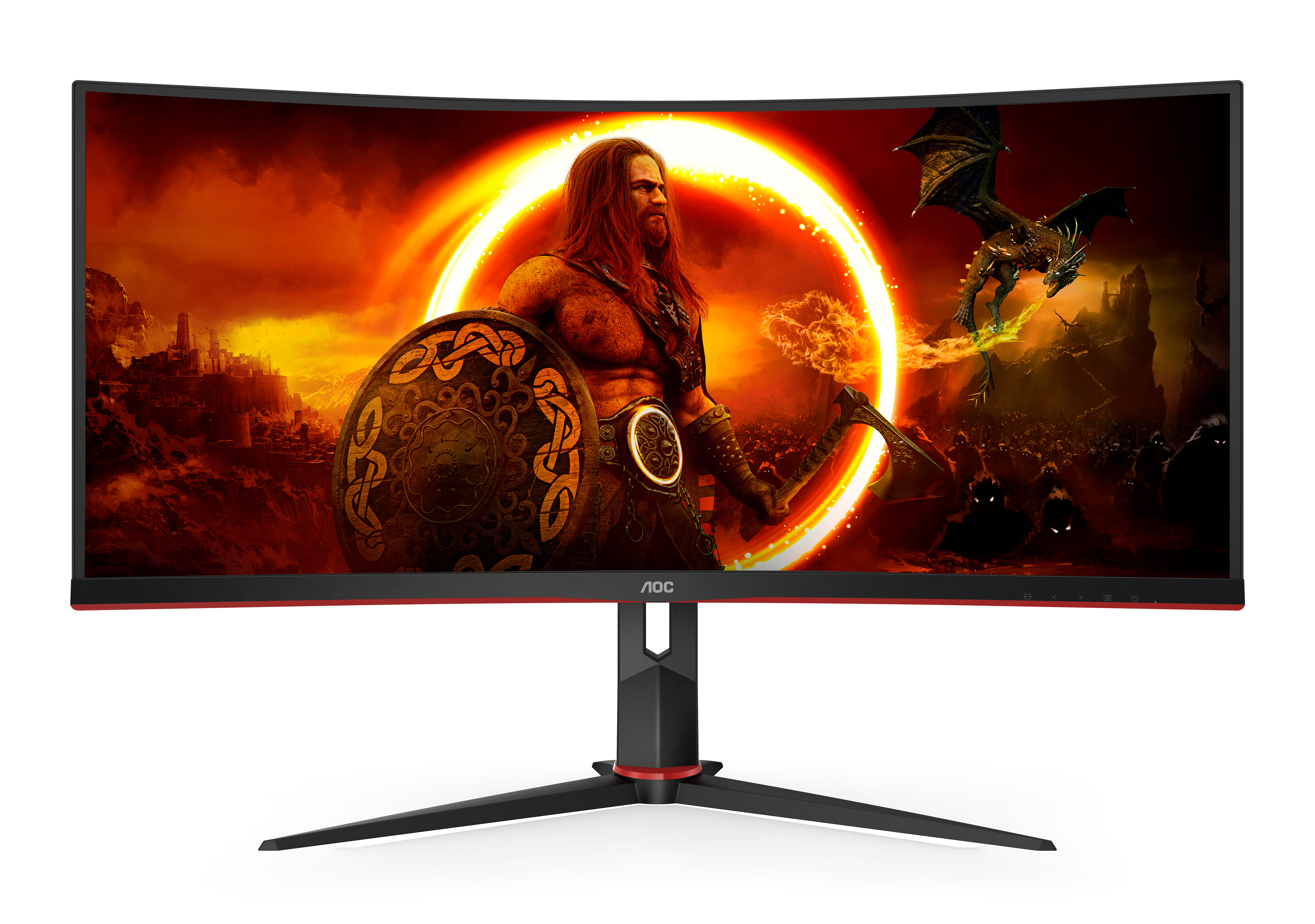 AOC CU34G2XP 34" 180Hz WQHD 1ms Curved VA Gaming Monitor