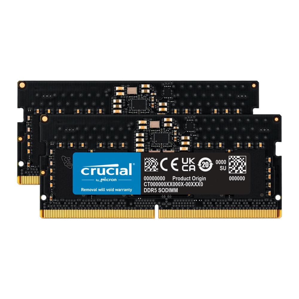 Crucial 16GB Kit (2x8GB) DDR5-5600 SODIMM Memory