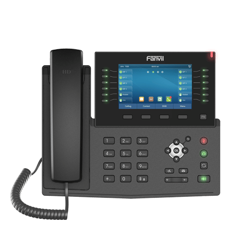 Fanvil X7C IP Phone Black Wired Handset LCD 20 lines Wi-Fi