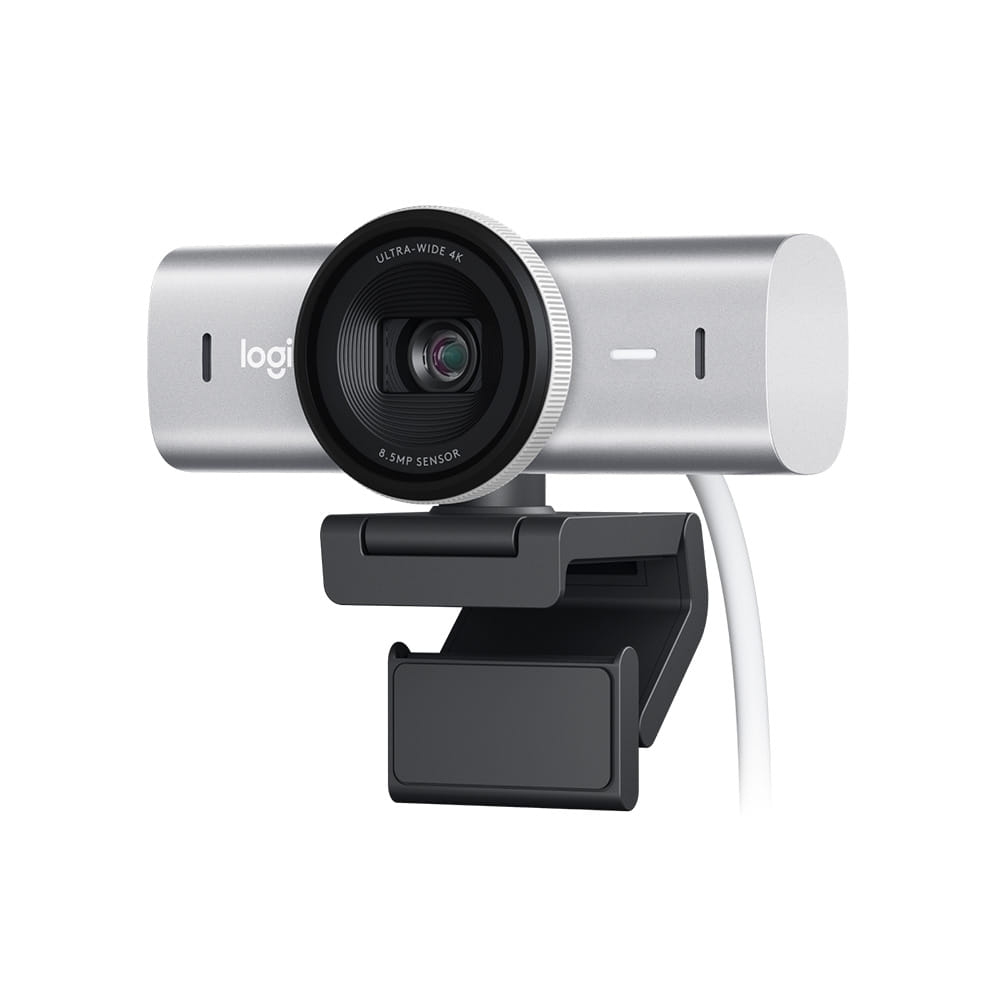Logitech MX BRIO 4k Ultra HD Webcam - Pale Gray 
