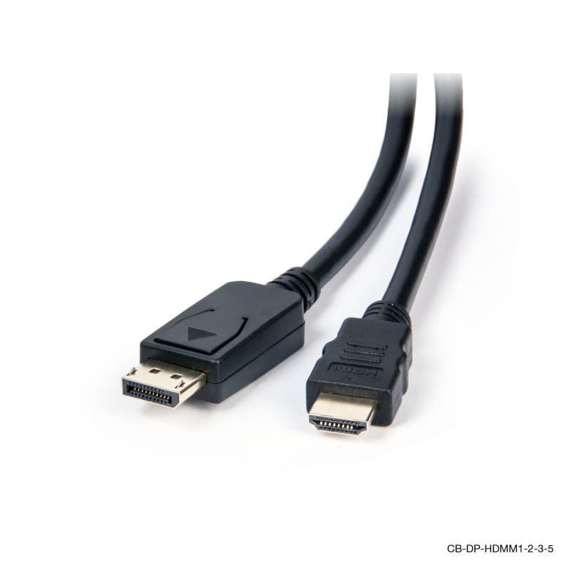 Connect 5m DisplayPort to HDMI Cable 