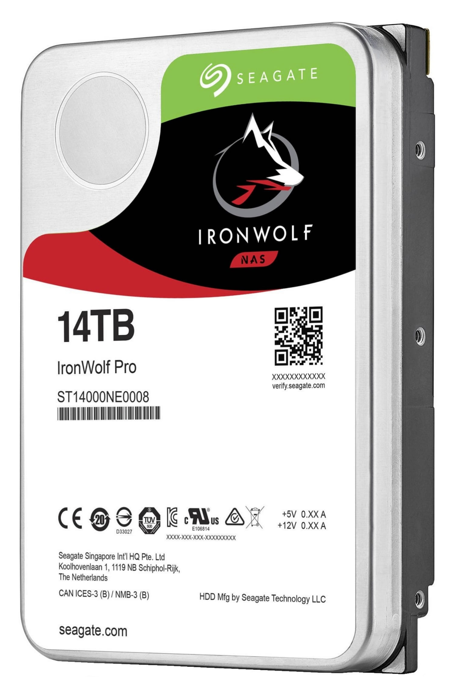 Seagate IronWolf Pro 14TB 3.5" SATA NAS HDD