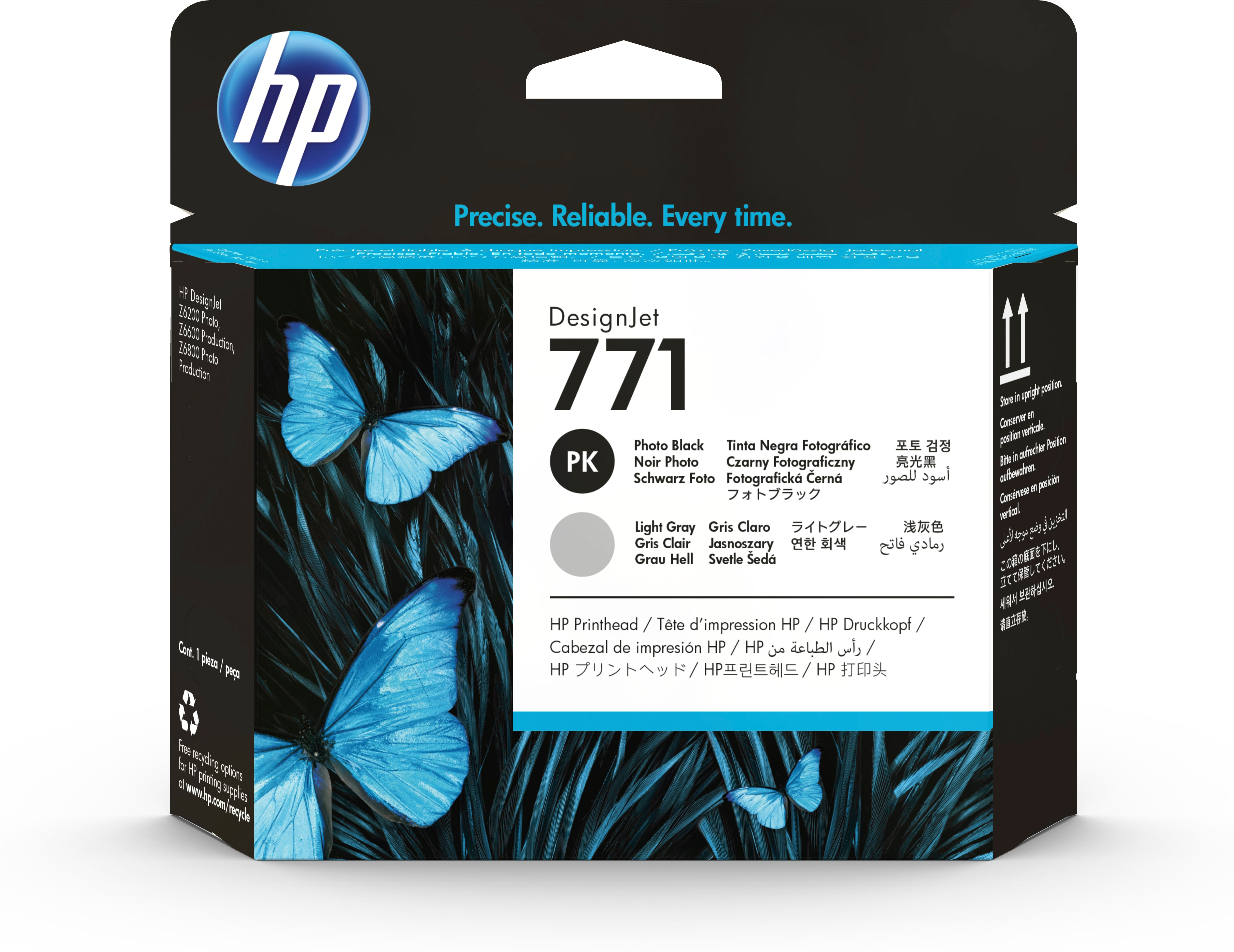 HP 771 Photo Black/Lt Gray Printhead